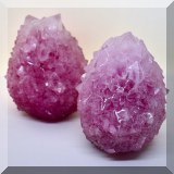 D41. Pink crystals. 5.5&rdquo;h 